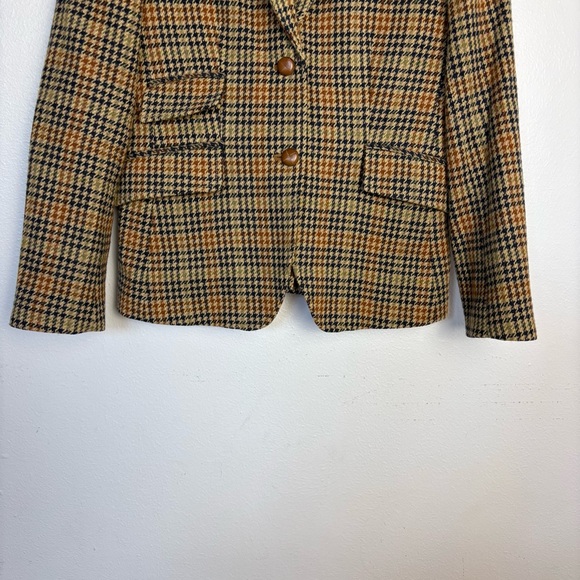 J. Crew Wool Tweed Houndstooth Blazer Size Women’s 4 - Picture 3 of 13